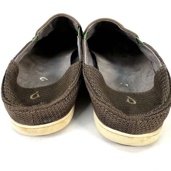 Olukai Nohea Mesh Mustang Lime Green Mens Size 11.5 Comfort Casual Slip On main image 10